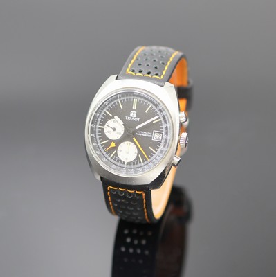 Image 26978769 - TISSOT Navigator Armbandchronograph in Stahl Referenz 45 501, Schweiz um 1975, ...