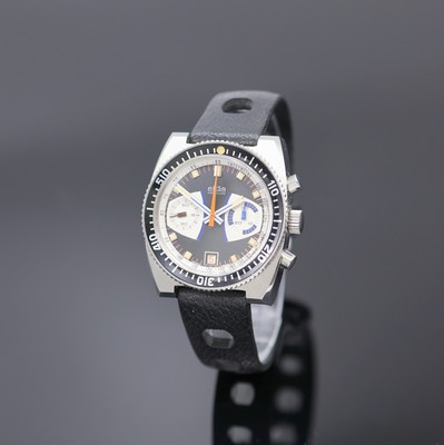 Image 26978771 - ARSA Armbandchronograph, Handaufzug, Schweiz um 1969, Edelstahlgeh. inkl. orig. Tropic ...