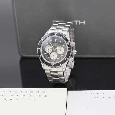 Image ZENITH El Primero De Luca Herrenarmbanduhr mit Chronograph in Stahl Referenz 02.2310.400, ...