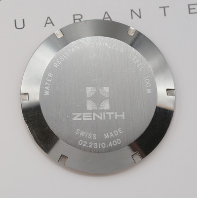 26978809f - ZENITH El Primero De Luca Herrenarmbanduhr mit Chronograph in Stahl Referenz 02.2310.400, ...