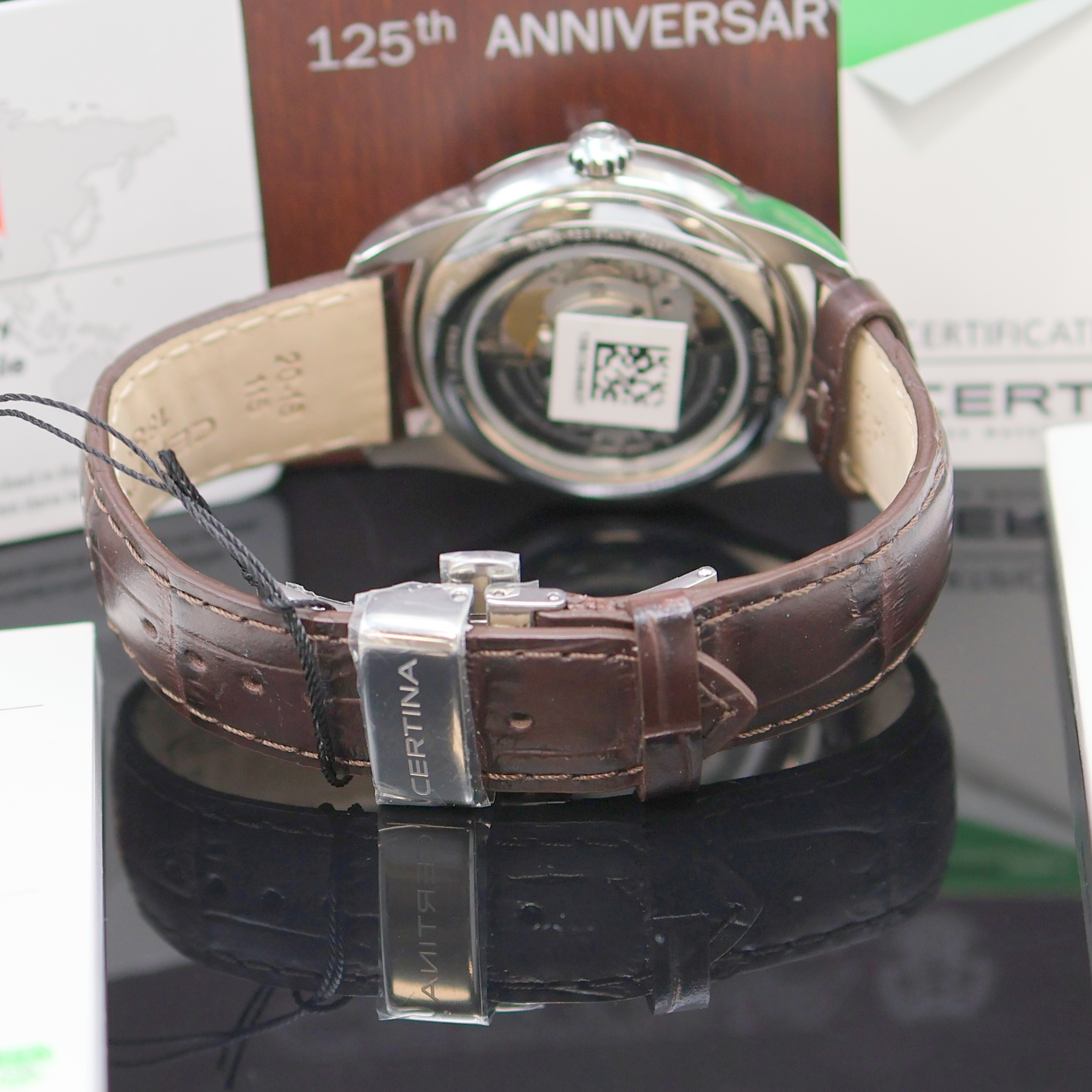 Detail c: CERTINA DS auf 5000 Stück limitierte Armbanduhr zum 125. Jubiläum Referenz C026.407.16.057.10, Automatik, Edelstahlgeh. inkl. orig. Lederband m. ...