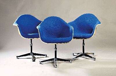 Image 26979514 - 3 Stühle, sog. "La Fonda-Armchairs", Ausführung: 1970er Jahre, ...