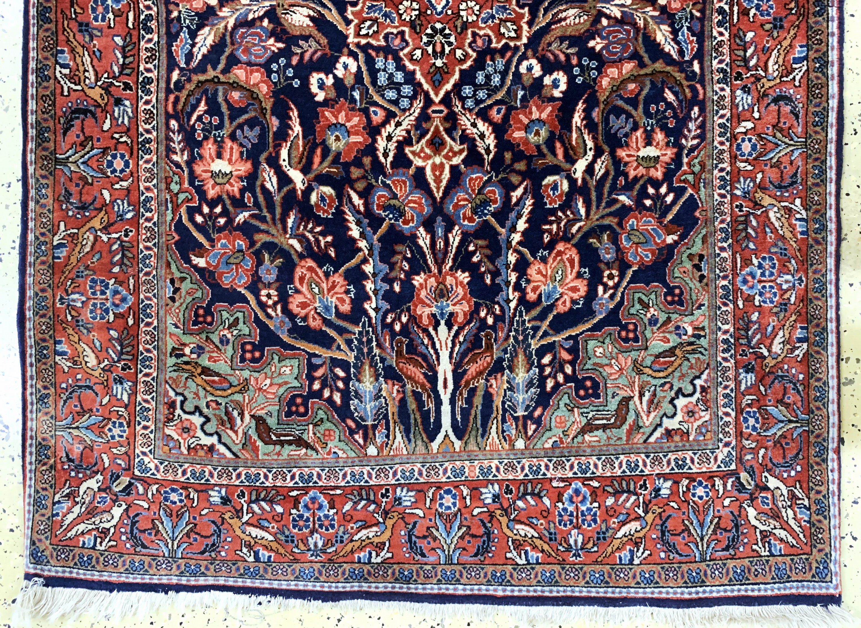 Detail d: 2 Lots Bidjar & Sarogh, Persien, Mitte 20.Jhd, Wolle auf Baumwolle, ca. 118 x 90 cm, ca. 160 x 106 cm, EHZ: 2