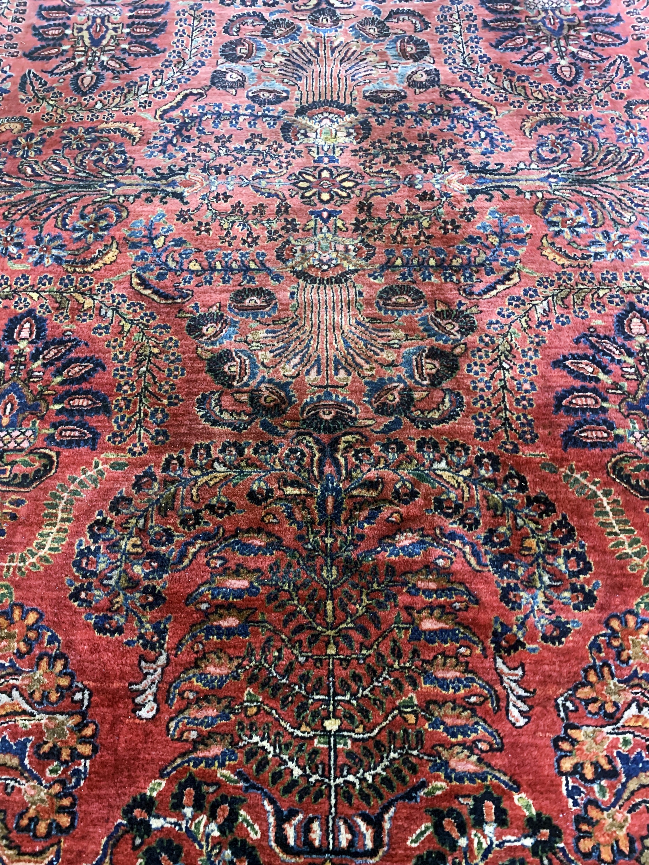 Detail h: Us Re-Import Sarogh antik, Persien, um 1900, Wolle auf Baumwolle, ca. 352 x 275 cm, EHZ: 2