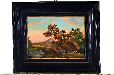 26979876k - L. Spicale, datiert 1839, Hirte bei der Rast in Herbstlandschaft, rechts unten signiert ...