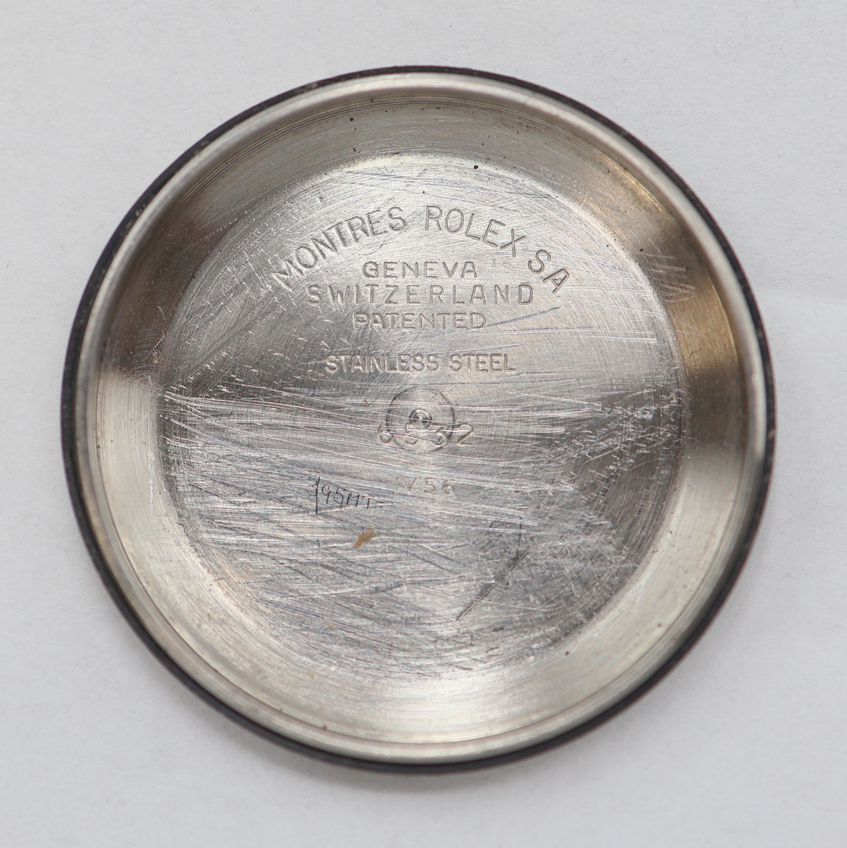Detail i: ROLEX Oyster Perpetual Armbanduhr in Stahl Referenz 6532, Schweiz lt. Hallmark 4. Quartal 1956, Automatik, Boden u. Krone verschr., Zifferbl. ...
