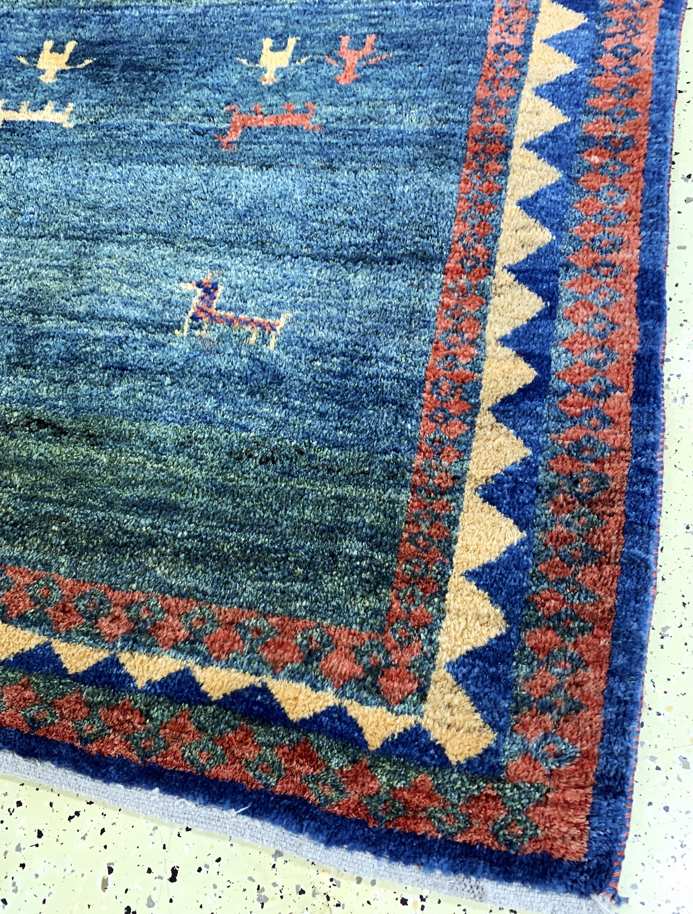 Detail c: Gabbeh, Persien, Ende 20.Jhd, Wolle auf Wolle, ca. 230 x 190 cm, EHZ: 2