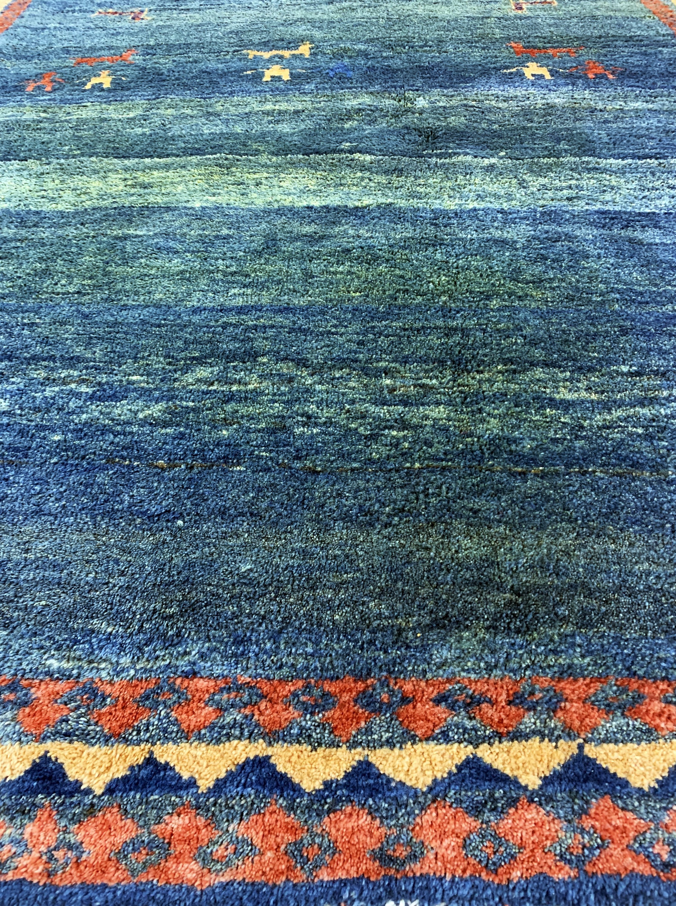 Detail e: Gabbeh, Persien, Ende 20.Jhd, Wolle auf Wolle, ca. 230 x 190 cm, EHZ: 2