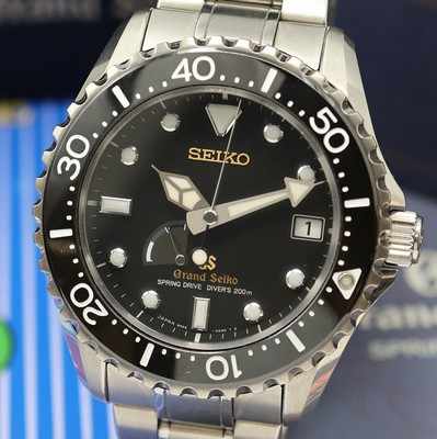 26980223a - SEIKO Grand Seiko Spring Drive Diver's Herrenarmbanduhr in Titan Referenz SBGA031, ...