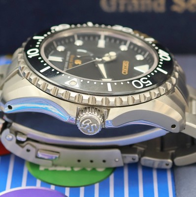 26980223c - SEIKO Grand Seiko Spring Drive Diver's Herrenarmbanduhr in Titan Referenz SBGA031, ...