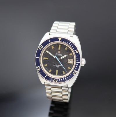Image OMEGA Seamaster 120 Taucherarmbanduhr Referenz 166.088, Schweiz um 1970, Automatik, ...