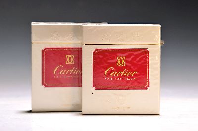 Image 26980286 - 2 orig. verschweißte Päckchen Vintage Cigarillos, Cartier Luxury Mild, ...