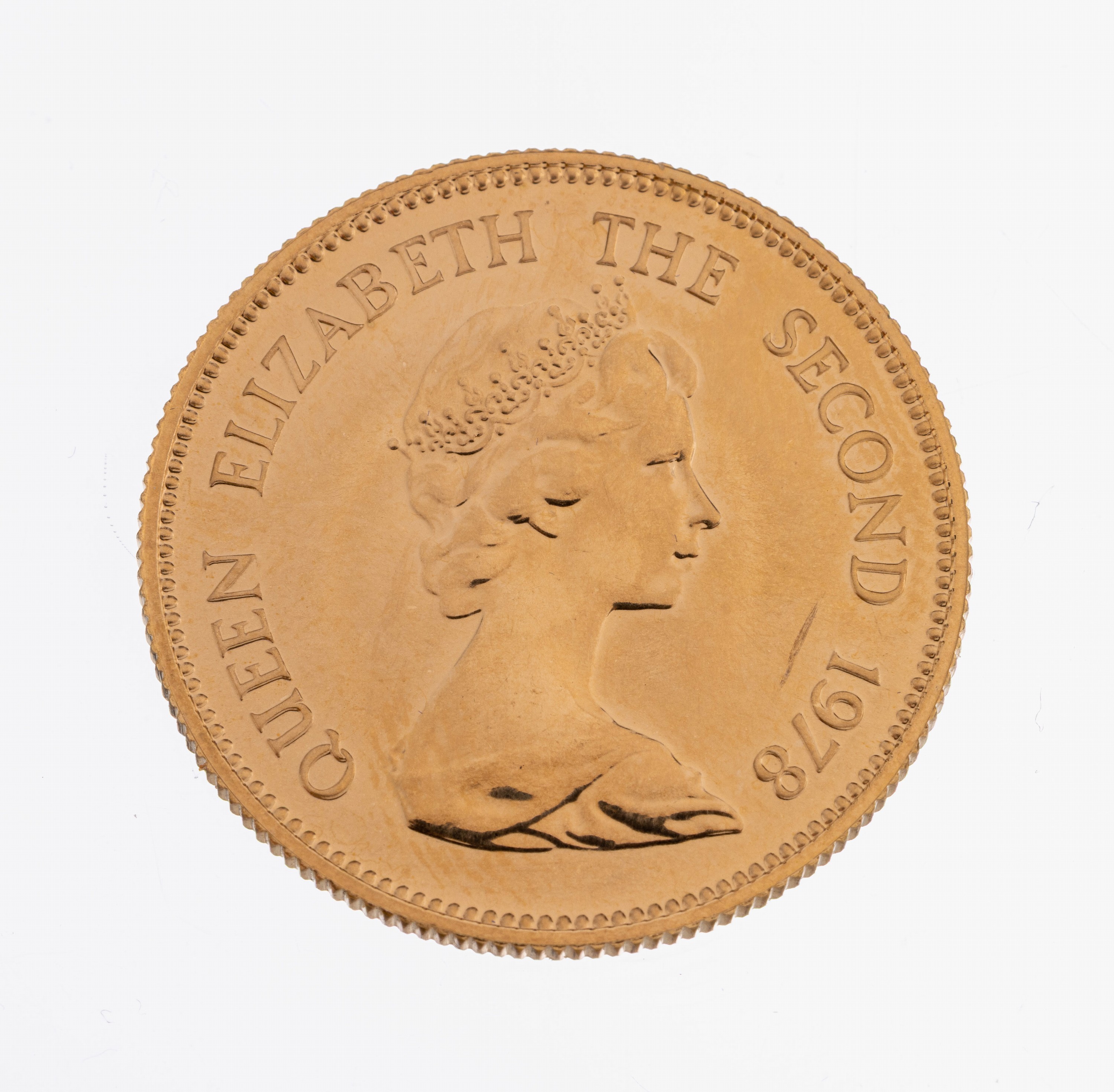 Image 26980308 - Goldmünze, 1000 Hongkong Dollar, 1978, Queen Elizabeth II., Jahr des Pferdes