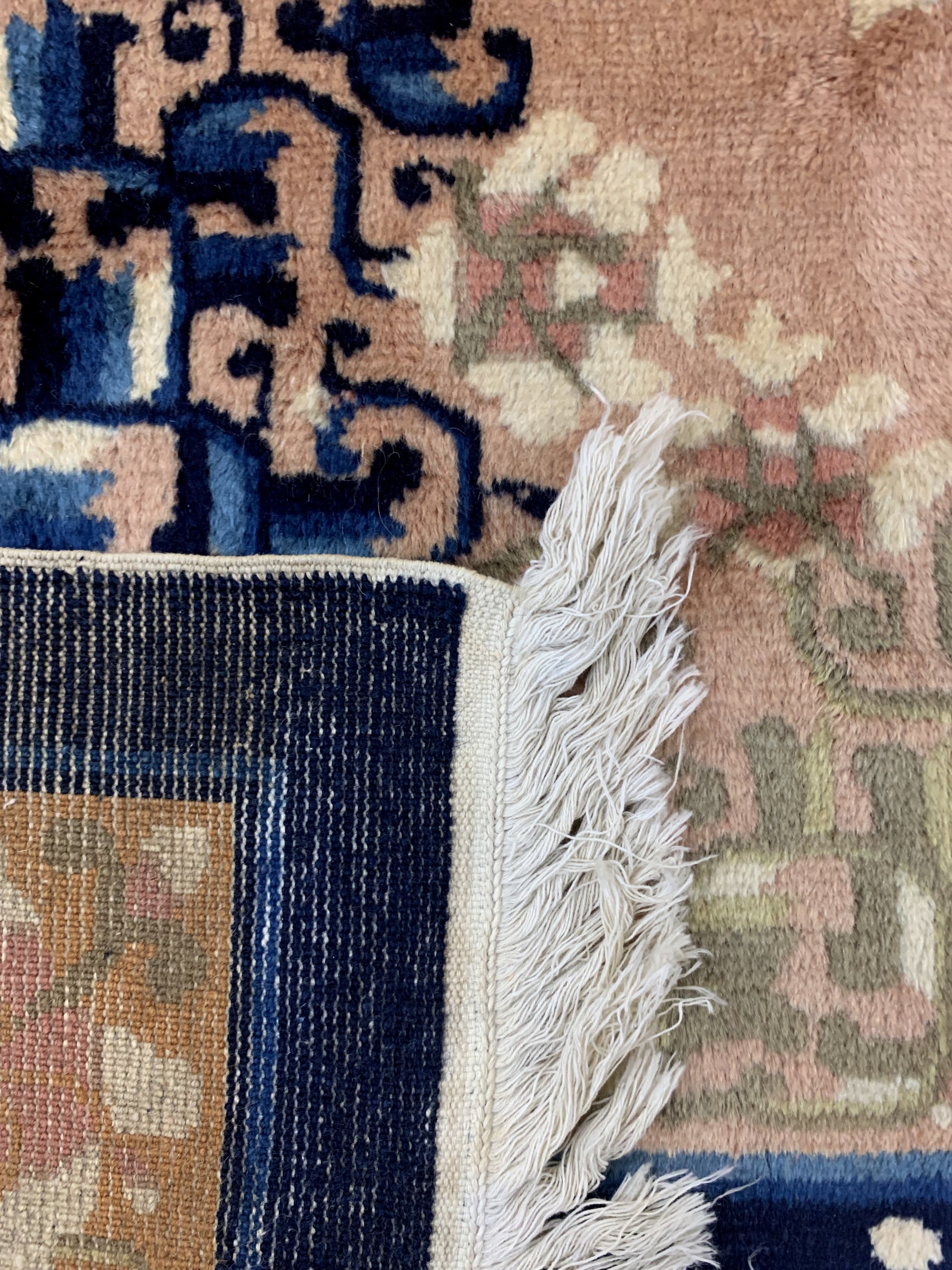 Detail h: Antik-Finish, China, Mitte 20.Jhd, Wolle auf Baumwolle, ca. 275 x 185 cm, gereinigt, EHZ: 1-2