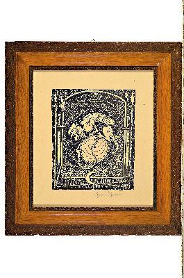 26980472k - Hans Thoma, 1839 Bernau-1924 karlsruhe, 2 Lithographien, "Weltungeheuer" und ...