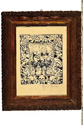 26980472l - Hans Thoma, 1839 Bernau-1924 karlsruhe, 2 Lithographien, "Weltungeheuer" und ...