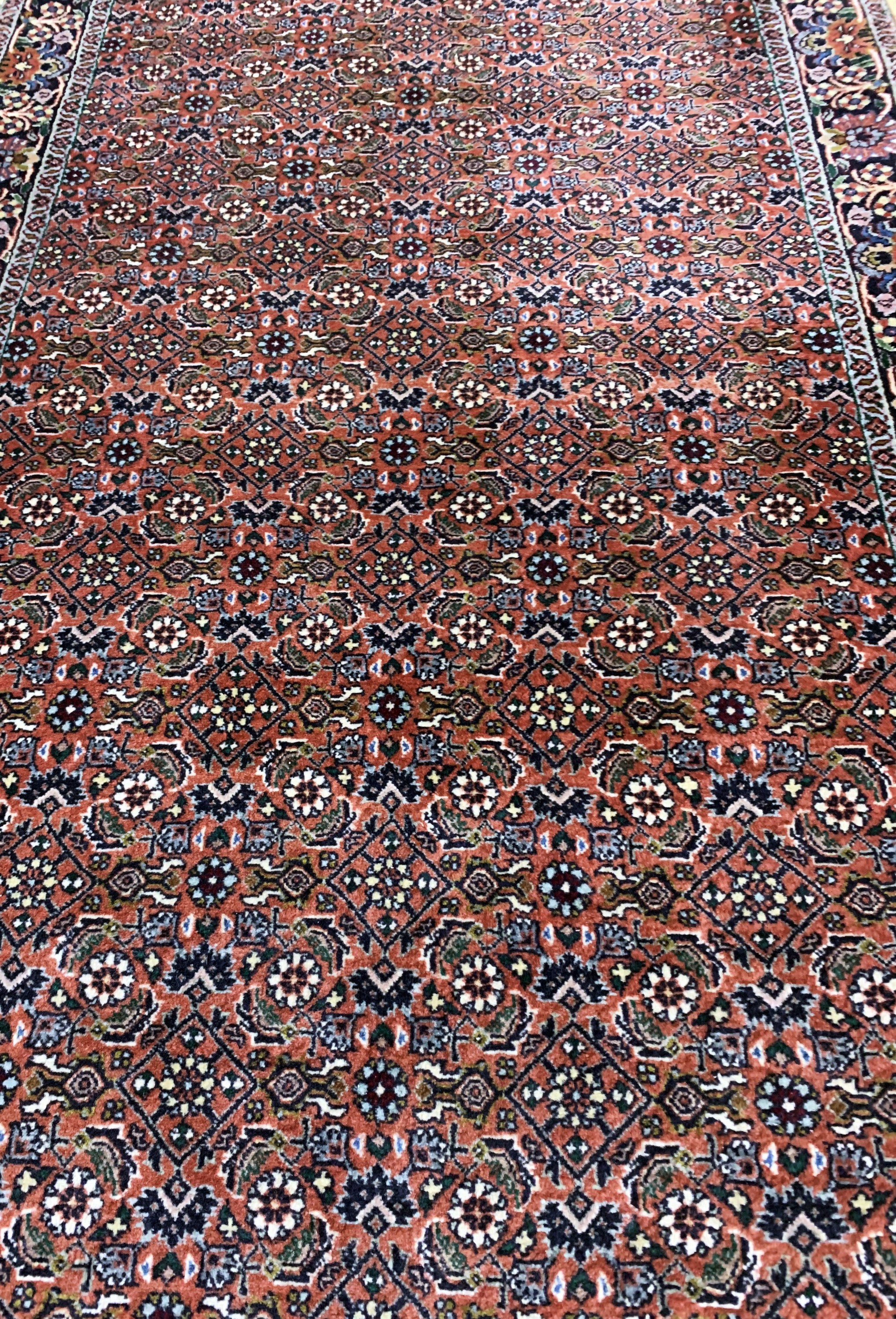 Detail d: Bidjar fein, Persien, Ende 20.Jhd, Korkwolle auf Baumwolle, ca. 295 x 92 cm, EHZ:2