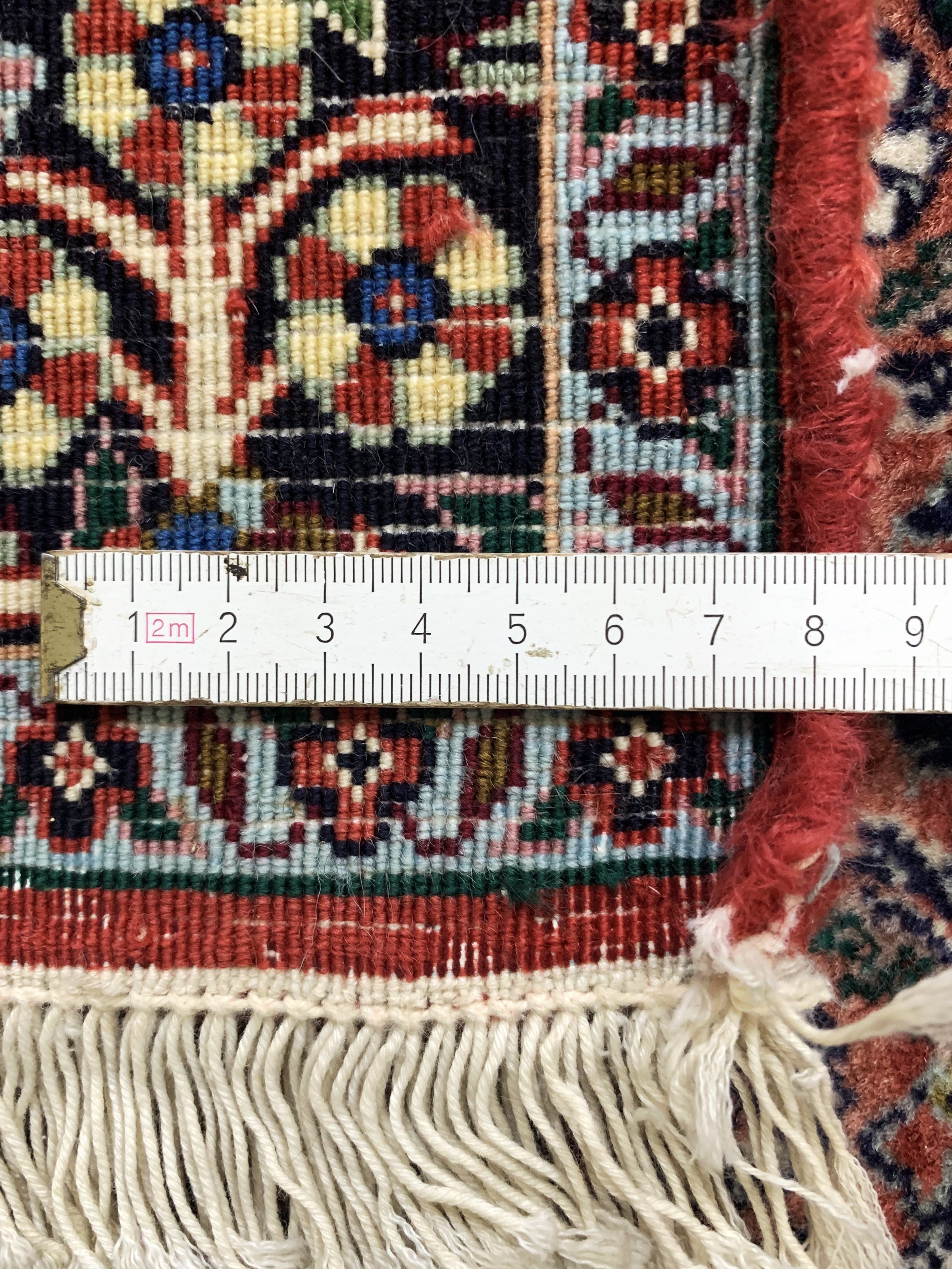 Detail e: Bidjar fein, Persien, Ende 20.Jhd, Korkwolle auf Baumwolle, ca. 295 x 92 cm, EHZ:2