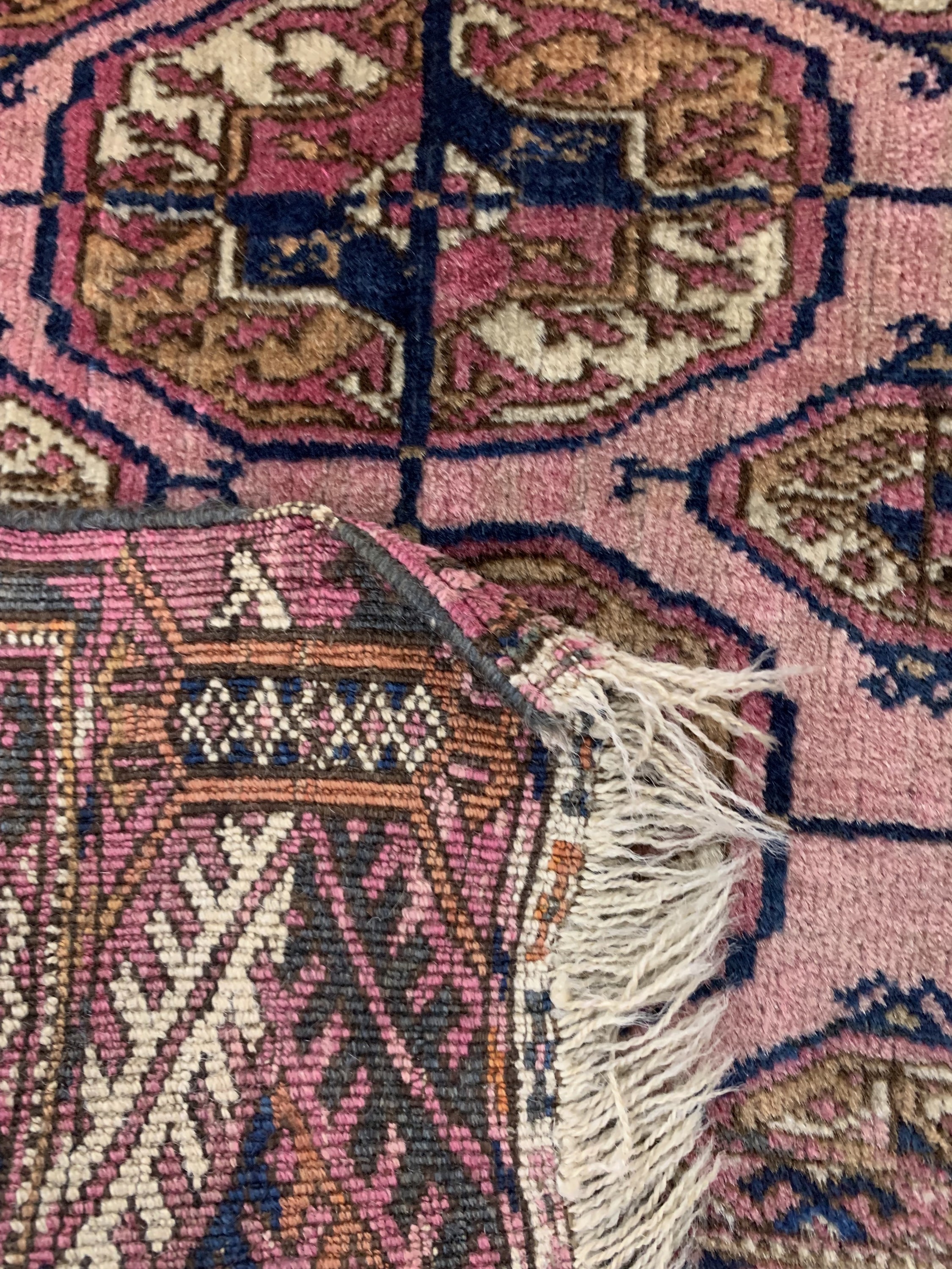 Detail b: 2 Lots Buchara Brücken, Turkmenistan, Anfang 20.Jhd, Wolle auf Wolle, ca. 160 x 122 cm, ca. 120 x 87 cm, EHZ: 2-3