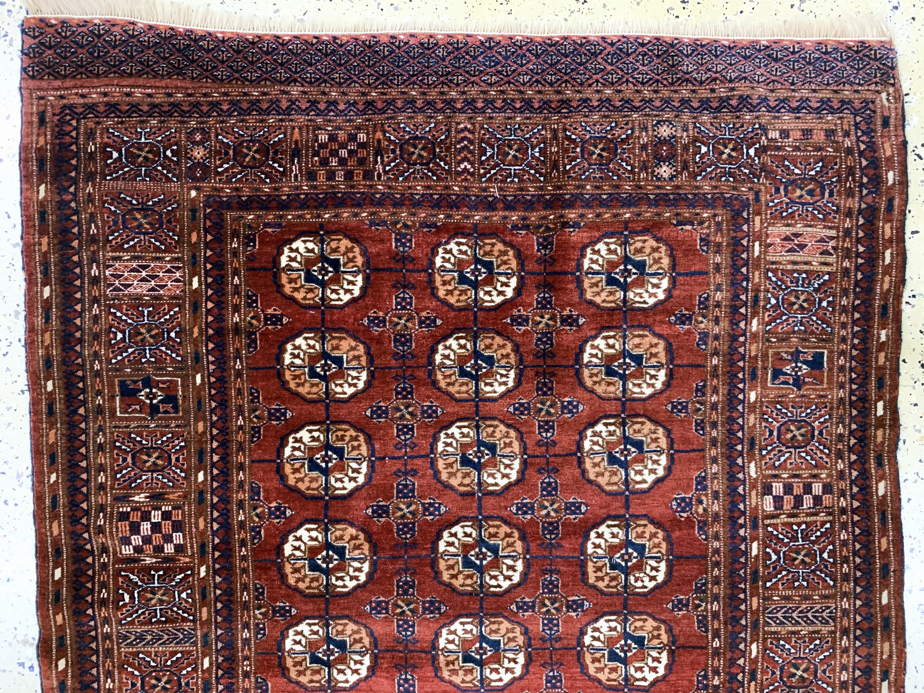 Detail c: 2 Lots Buchara Brücken, Turkmenistan, Anfang 20.Jhd, Wolle auf Wolle, ca. 160 x 122 cm, ca. 120 x 87 cm, EHZ: 2-3