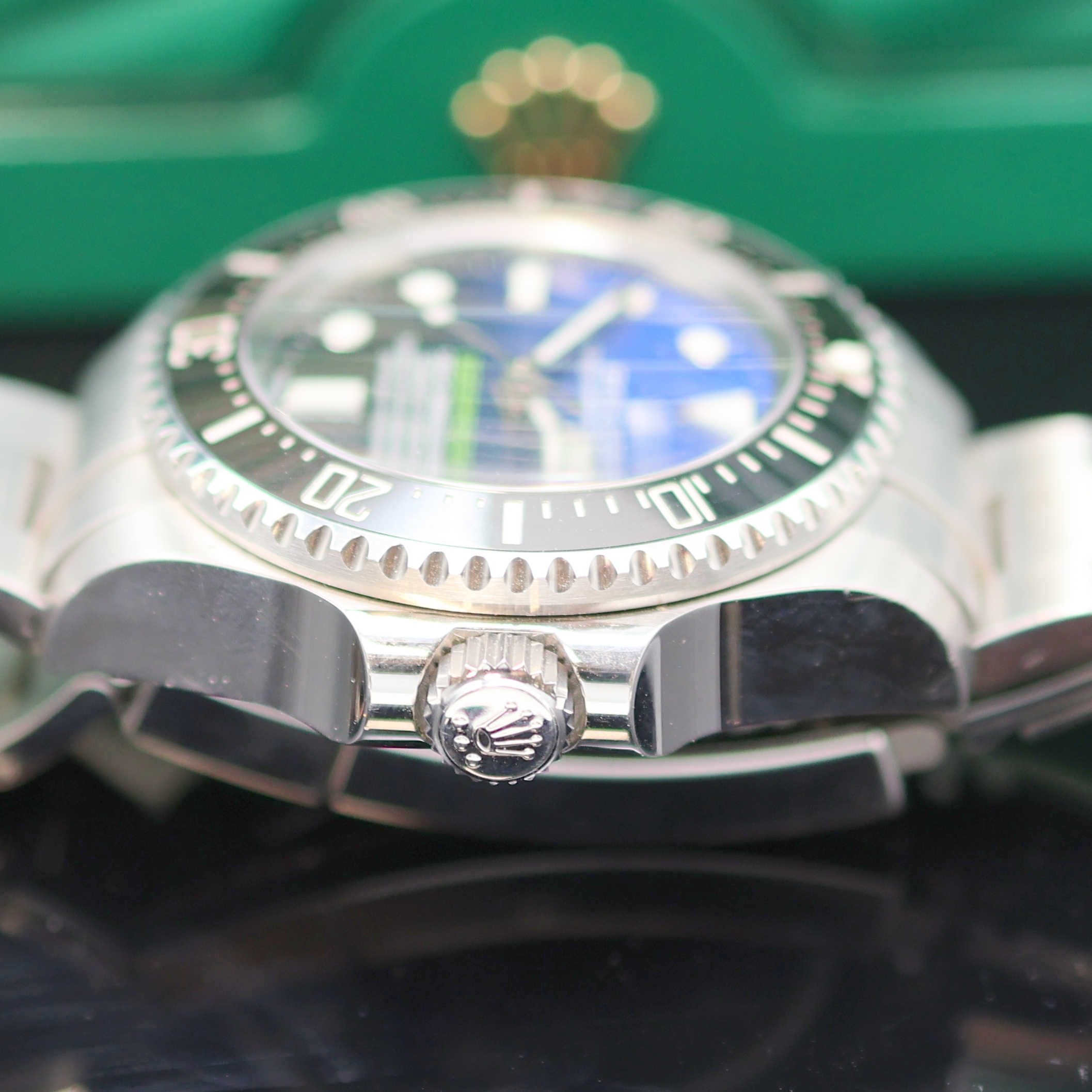 Detail c: ROLEX Oyster Perpetual Date Deepsea D-Blue Referenz 116660, Schweiz verk. lt. Pap. 12/2017, Automatik, Chronometer der Superlative in Edelstahl inkl. ...