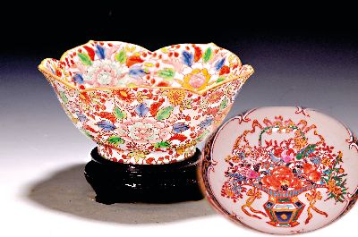 Image 26980864 - Ziervase, China, späte Quing-Dynastie, Anfang 20.Jh., Porzellan, polychromer ...