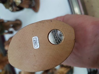 26980866o - Krippenfiguren, Anri Südtirol, Italien, Holz, handgeschnitzt und gefasst, 3 Magier ...