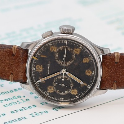 26981070f - LONGINES 13ZN sehr seltener Fliegerchronograph der rumänischen Luftwaffe Referenz ...
