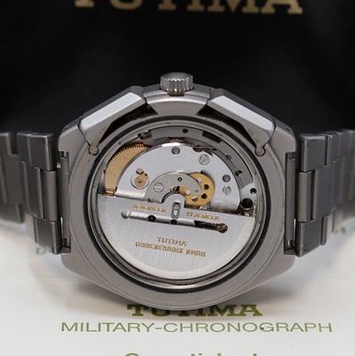 26981380d - TUTIMA Military Chronograph in Stahl/ Stahlband, Schweiz/Deutschland um 1995, Automatik, ...