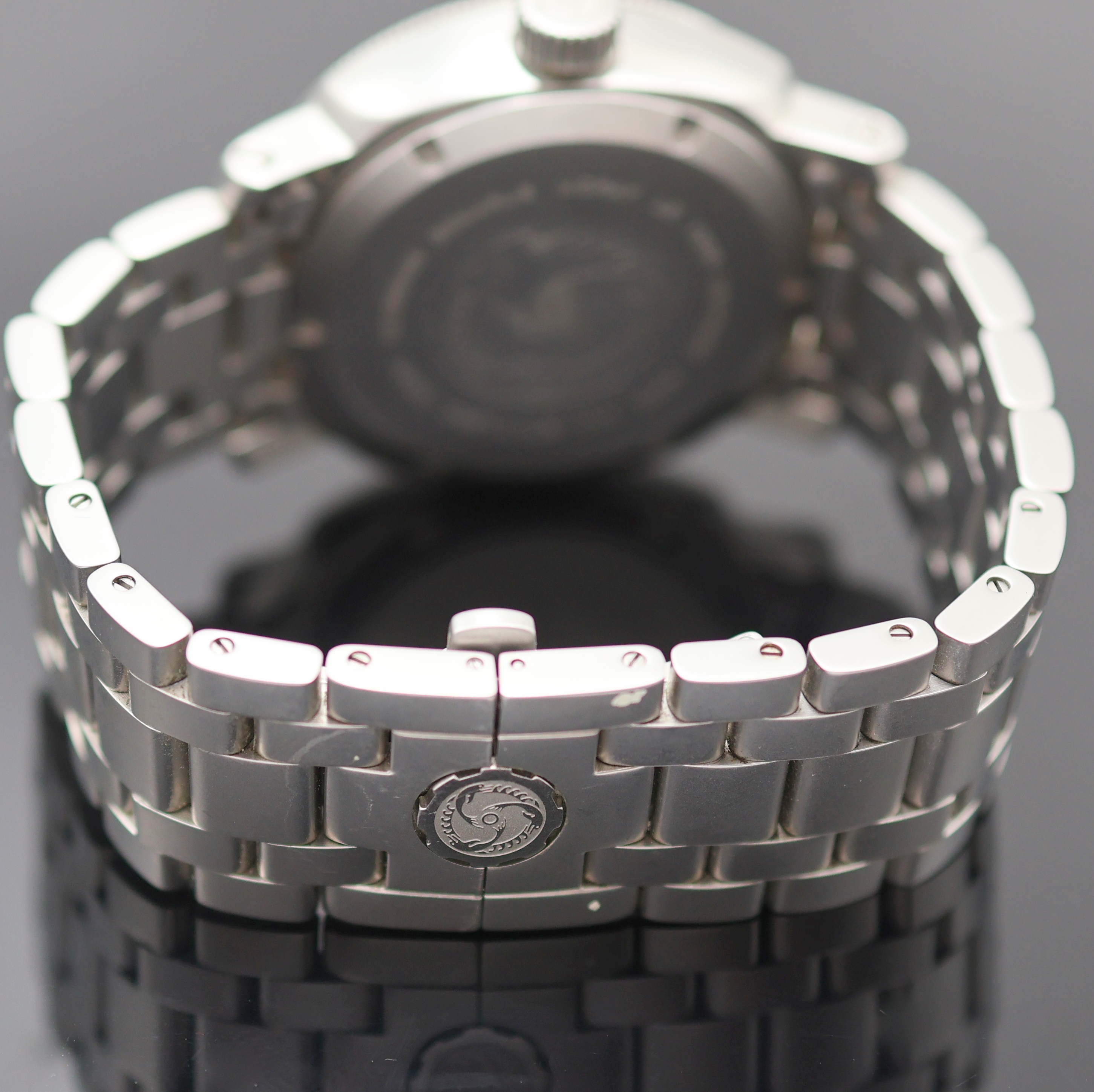 Detail c: BENARUS Moray auf 50 Stück limitierte Herrenarmbanduhr in Stahl, Deutschland um 2009, Automatik, massives Geh., inkl. orig. Gliederband m. dopp. ...
