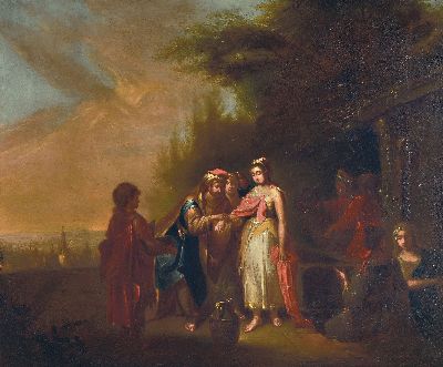 Image 26981668 - Nachfolger: Johann Conrad Seekatz (1719-1768), 18.Jh., Loth und seine Töchter, ...