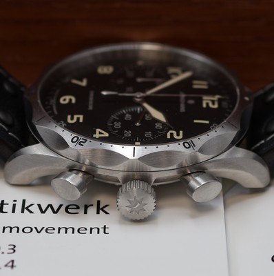 26981681c - JUNGHANS Herrenchronograph Chronoscope Referenz 027/3591.00, Schweiz verk. lt. beil. ...