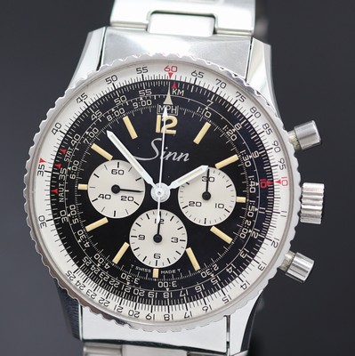 26981684a - SINN Navigationschronograph Referenz 903, Schweiz um 1995, Handaufzug, Edelstahlgeh. m. ...