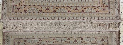 26982002e - Seiden Täbriz antik, Persien, 19.Jhd, reineNaturseide, ca. 165 x 120 cm, gereinigt, ...