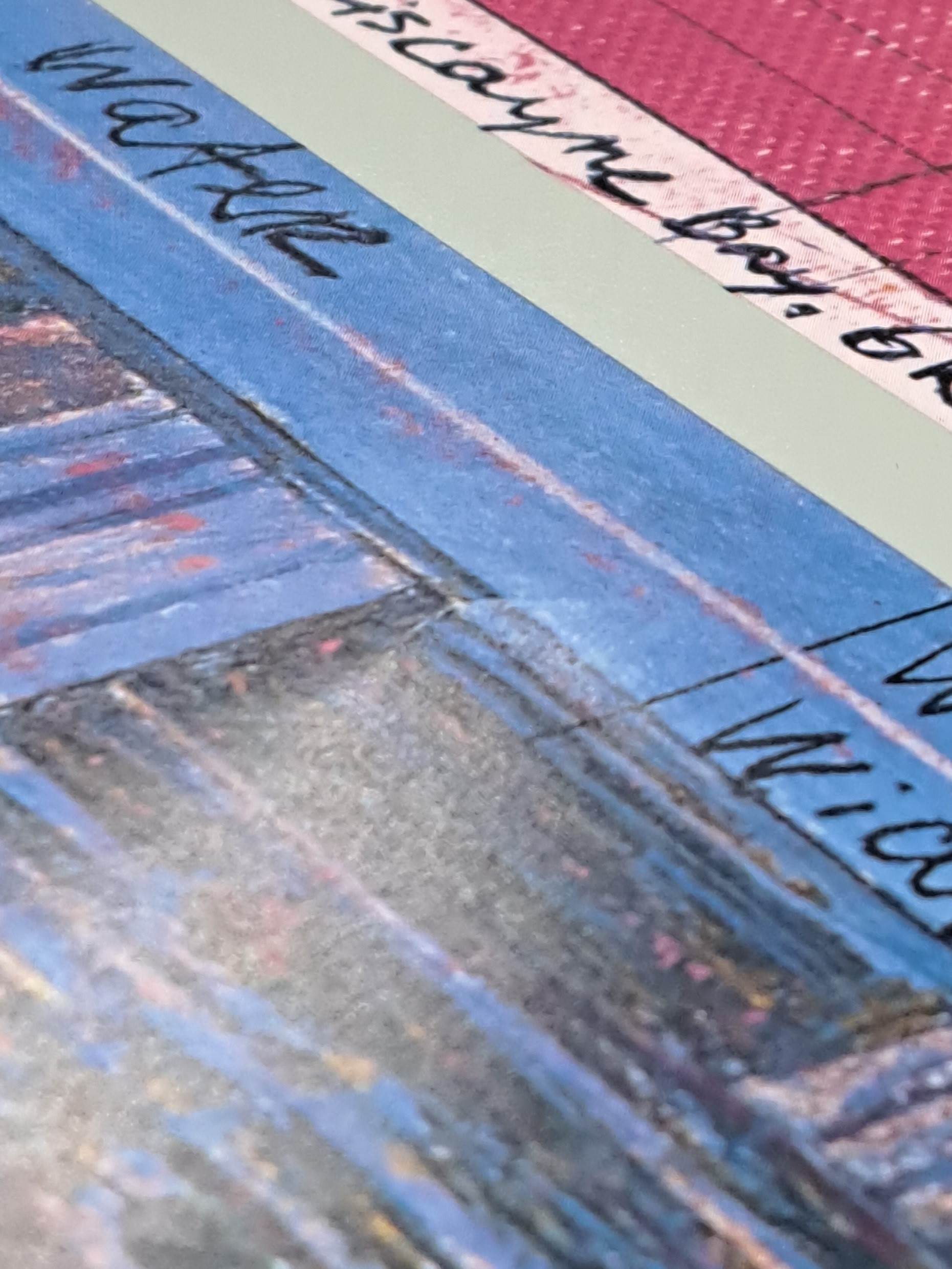 Detail g: Christo und Jeanne-Claude, Titel: Surrounded Islands-Miami, Farboffset, sign., ca. 63,5x99 cm