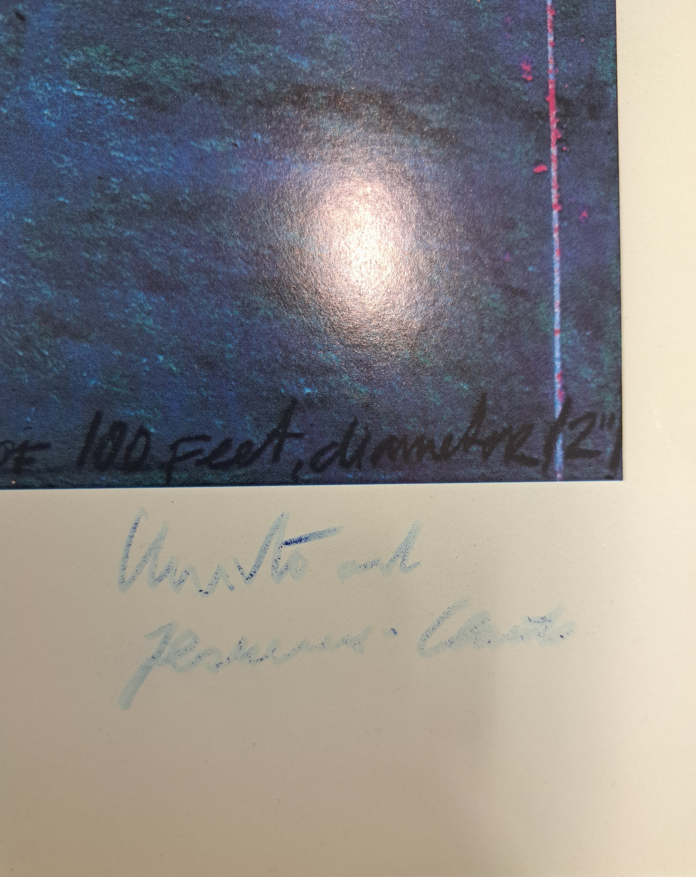 Detail k: Christo und Jeanne-Claude, Titel: Surrounded Islands-Miami, Farboffset, sign., ca. 63,5x99 cm