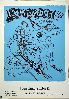 26982244k - Jörg Immendorf, 1945-2007, Lithografie, Titel: Aus Malopfer oder Essen Sie mit ...