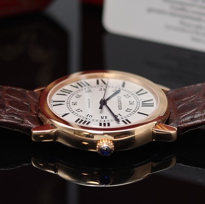 26982250c - CARTIER ungetragene Armbanduhr Ronde Solo Referenz W2RN0008, Automatik, Rosegold 750/000 ...