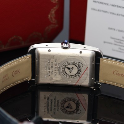 26982251d - CARTIER ungetragene Armbanduhr Tank Americaine Referenz WSTA0018, Automatik, ...