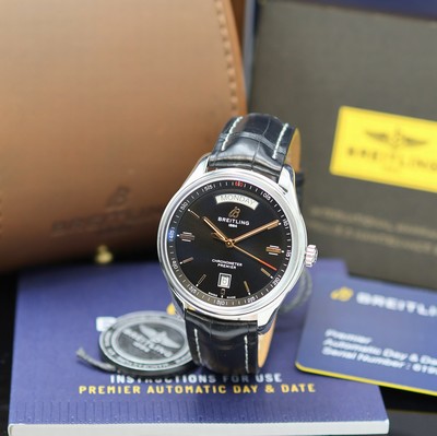 Image 26982254 - BREITLING ungetragener Armbandchronometer Premier Day & Date Referenz A45340, ...