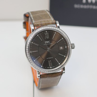 26982257b - IWC Portofino ungetragene Damenarmbanduhr Referenz IW458104, Automatik, Edelstahlgeh. ...