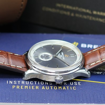 26982260c - BREITLING nahezu neuwertige Armbandchronometer Premier Referenz A37340, Automatik, ...