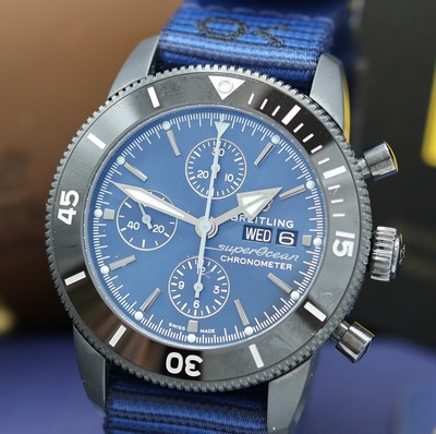 26982262a - BREITLING ungetragener Armbandchronograph Superocean Heritage Referenz M13313, ...