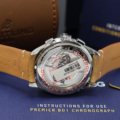 26982264d - BREITLING Premier ungetragener Armbandchronograph Referenz AB0118, Automatik, ...