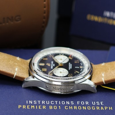 26982264e - BREITLING Premier ungetragener Armbandchronograph Referenz AB0118, Automatik, ...