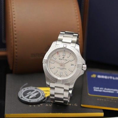Image BREITLING ungetragener Armbandchronometer Colt 41 Referenz A17313, Automatik, ...