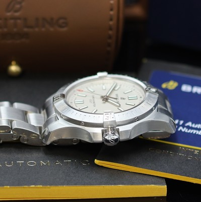 26982265c - BREITLING ungetragener Armbandchronometer Colt 41 Referenz A17313, Automatik, ...