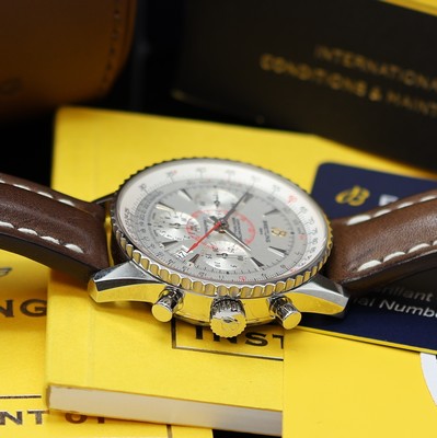 26982266c - BREITLING nahezu neuwertiger Armbandchronometer Montbrillant Referenz AB0130, Automatik, ...