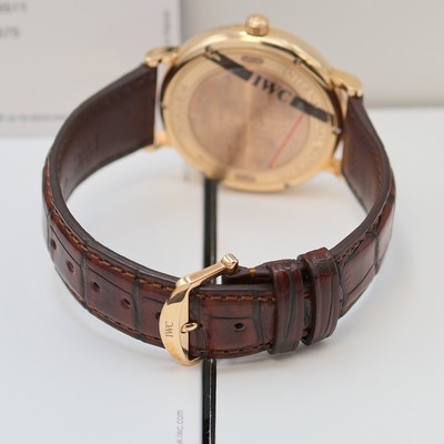 26982267c - IWC Portofino ungetragene Armbanduhr in RG 750/000 Referenz IW356511, Automatik, orig. ...