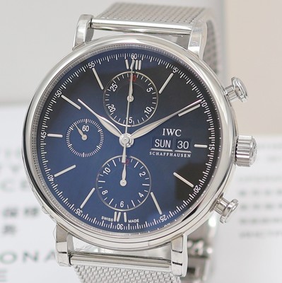 26982269a - IWC Portofino ungetragener Armbandchronograph Referenz IW391016, Automatik, ...